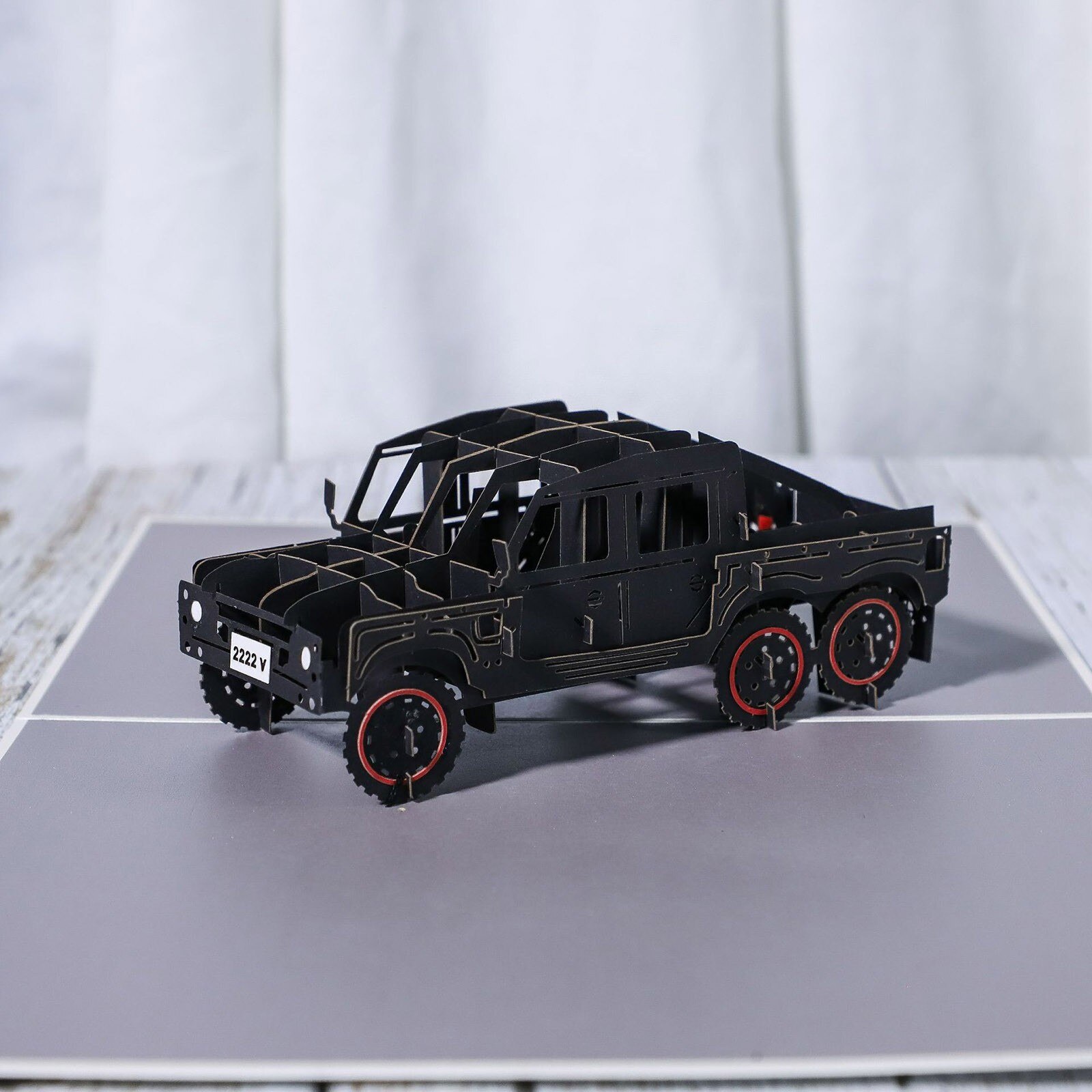 Carte de vœux Pop-Up en 3D pour voiture, carte de vœux pour anniversaire des mères, fête des pères, remise de diplôme, mariage, anniversaire, bien-être,: Default Title