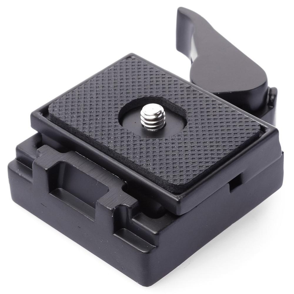 1 pièces fixation rapide universelle plaque SLR DSLR caméra lentille trépied pince plaque adaptateur trépied monopodes pour trépied monture vis