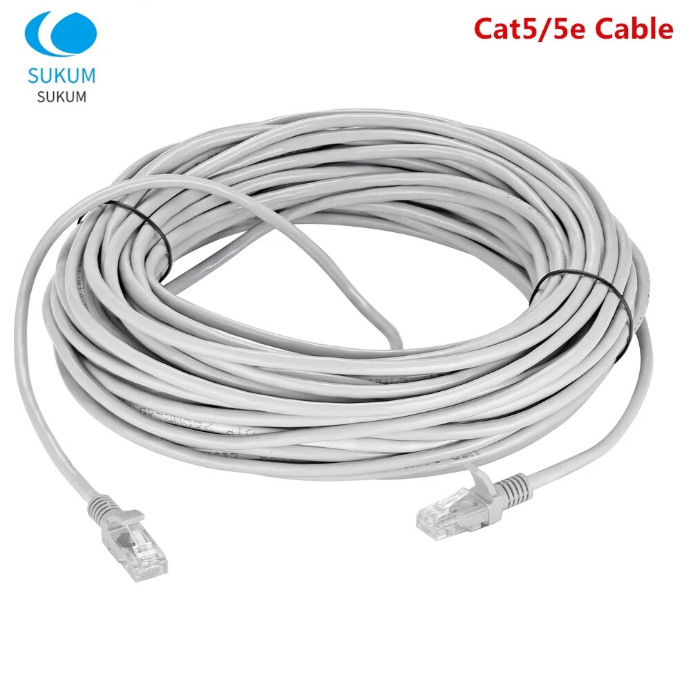 Cat5 Ethernet Netwerk Kabel RJ45 Patch Outdoor Waterdichte Lan Kabel Draden Voor Cctv Ip Camera Systeem
