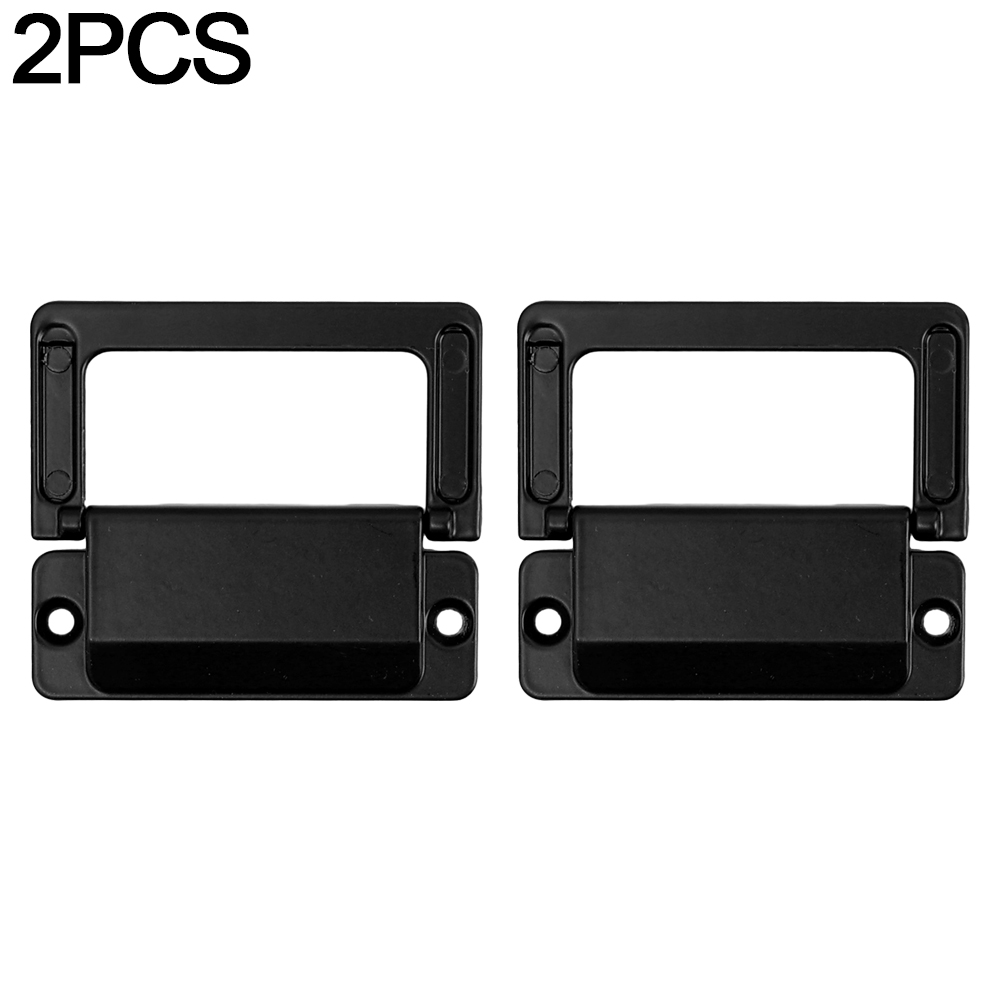 1/6 Stuks Lade Verborgen Opvouwbare Handvat Kast Verborgen Pull Zinklegering Zwarte Platte Kast Handgrepen Meubelbeslag Accessoires: YELLOW