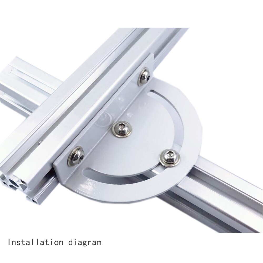 1PC 180 Degree Steering Connecting Plate Corner Bracket with/without Screw nut for Aluminum Extrusion 3030 4040 Series