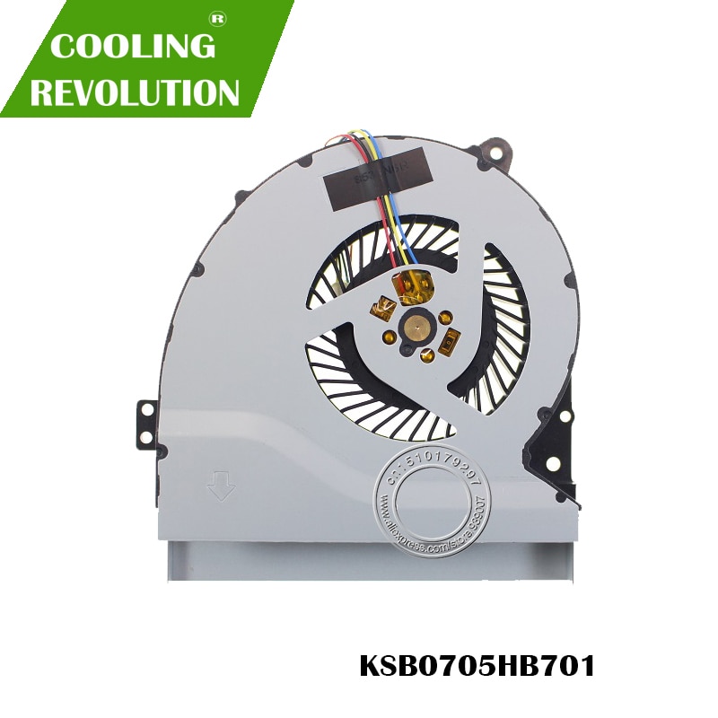 cpu cooling fan for ASUS A550JK R510JK K550JK A550JZ A550JV F550JK K550J A550J X550J FX50J A550 W50JK FX50J KSB0705HB701