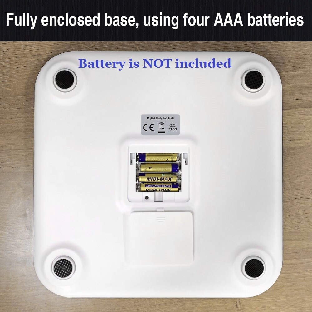 Smart Digital Electronic Bathroom Scales Bluetooth-compatible Body Fat BMI Weighing Scale APP Analyzer Social Apps Sharing