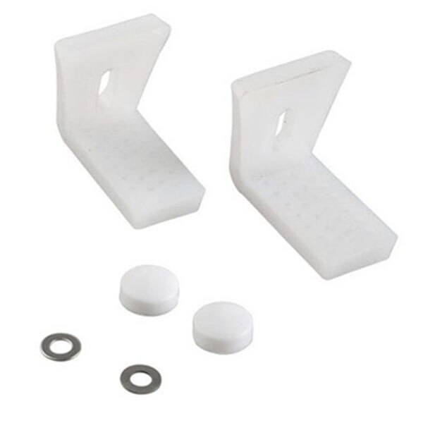 Casa de banho piso angular wc pan bidé ou semi pedestal fixação kit parafusos