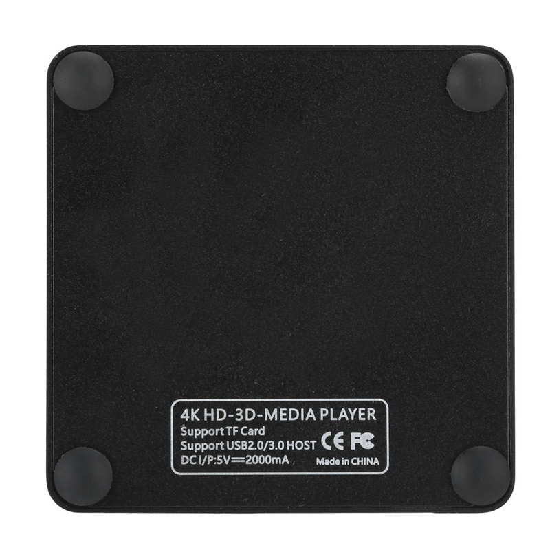 Mini Full High Definition 1080P USB Media Box 4K Player 100-240V