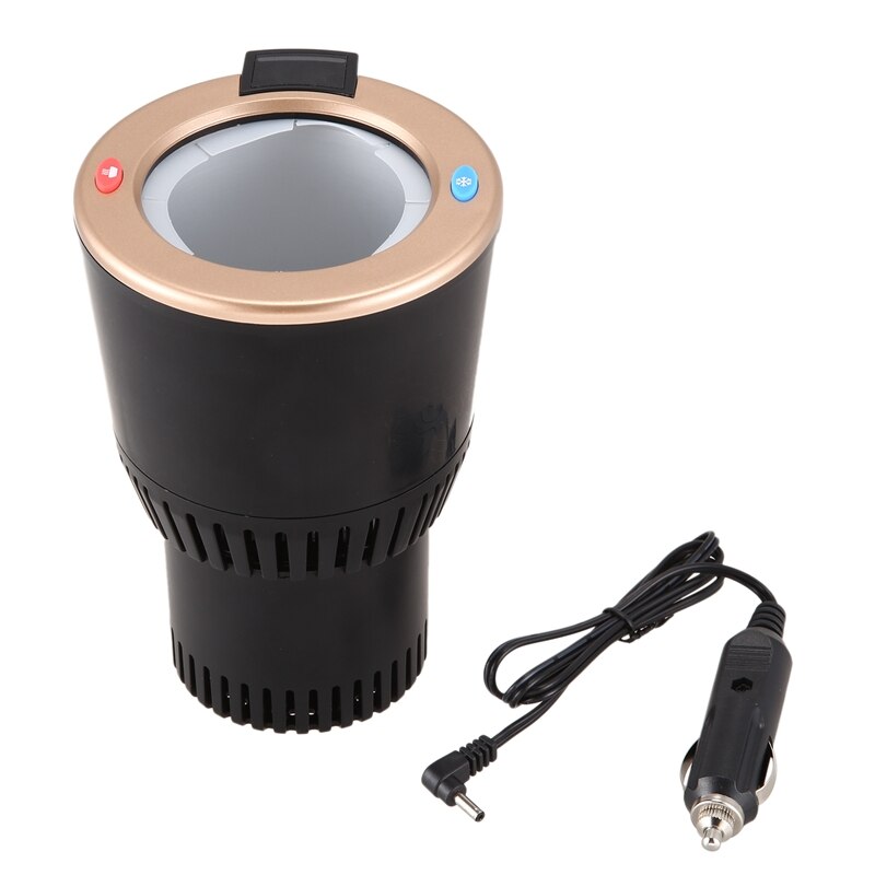 Dc12v auto verwarming koelbeker 2 in 1 auto kantoor beker warmer koeler auto beker mok houder koeldrank drank blikjes