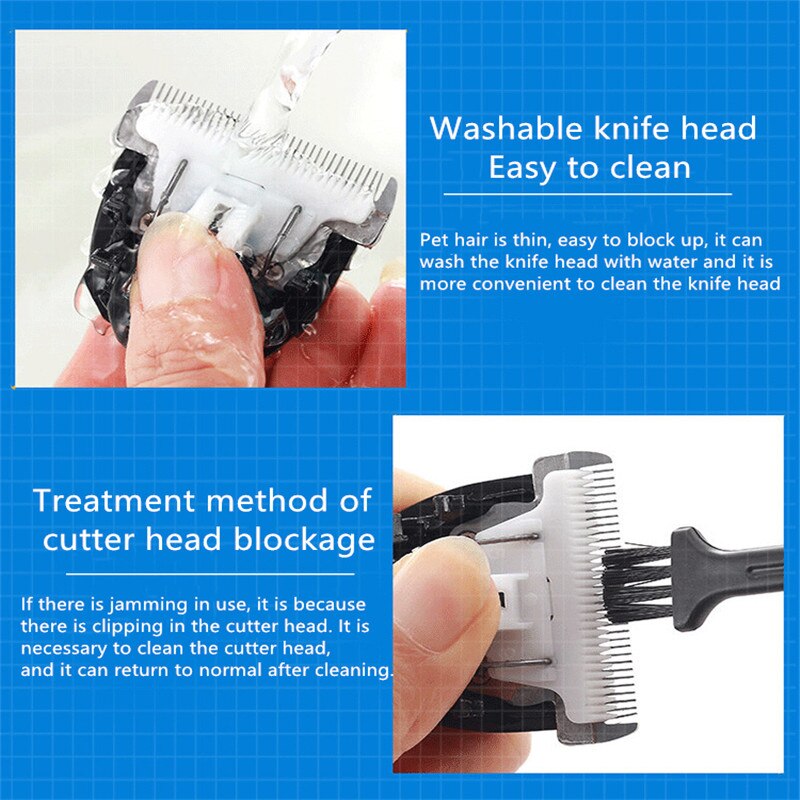 USB Rechargeable Pet Dog Hair Trimmer Animal Grooming Labrador Golden Retriever Dog Hair Trimmer Pet Nail Clipper Pet Grooming