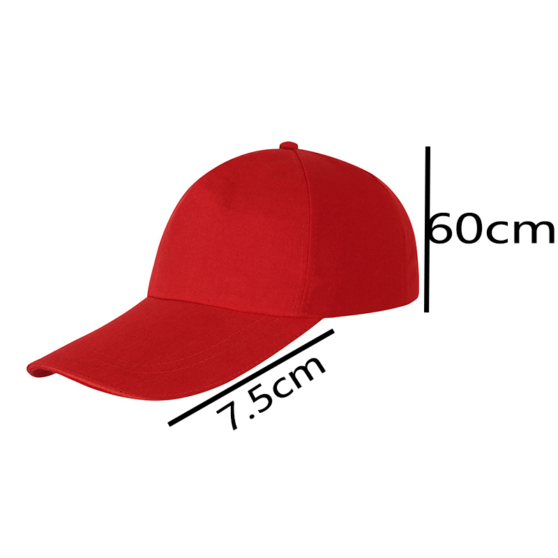 Baseball Cap Voor Mannen En Vrouwen Polyester Hoed Eenvoudige Stijl Effen Kleur Atmosferische Zonneklep Hoed Unisex Adult Baseball cap