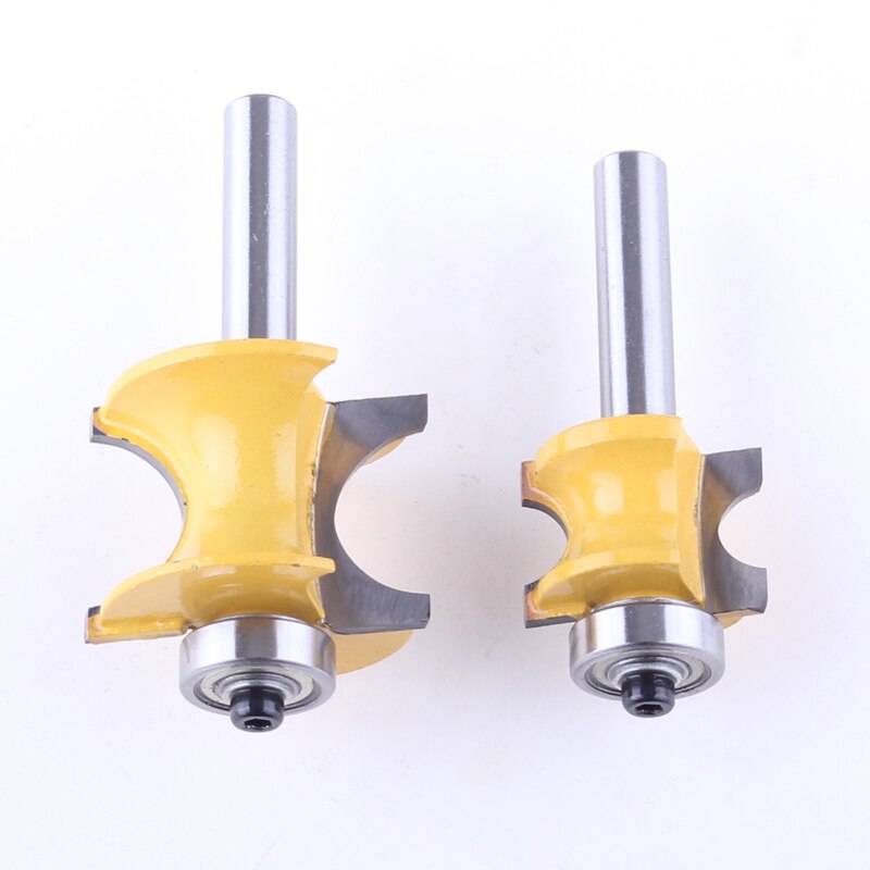 1Pc 8mm Shank Bullnose Router Bit Set C3 Carbide Tipped Woodworking cutter