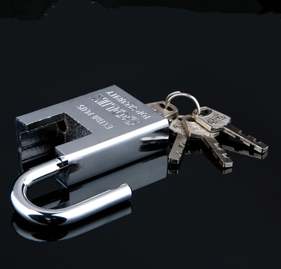 Anti-theft tamper waterproof never rust security door locks padlock copper Blade idling cylinder 4keys atom