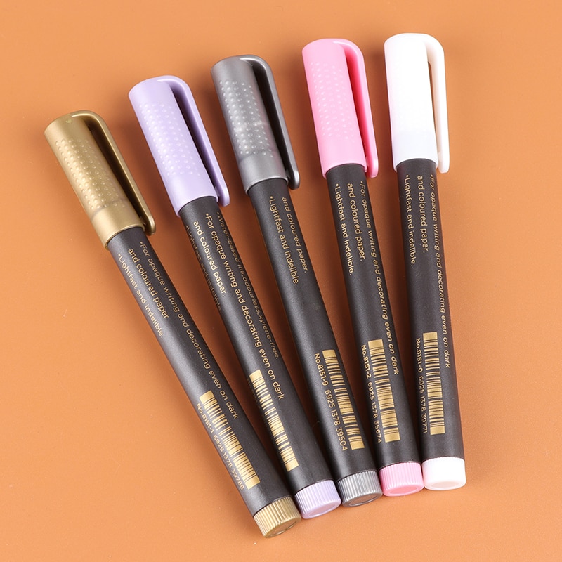 Marker Pen Glitter Paint Marker For Card Making Calligraphy Arts DIY Supplies Metallic Permanent Paint Markers Birthday
