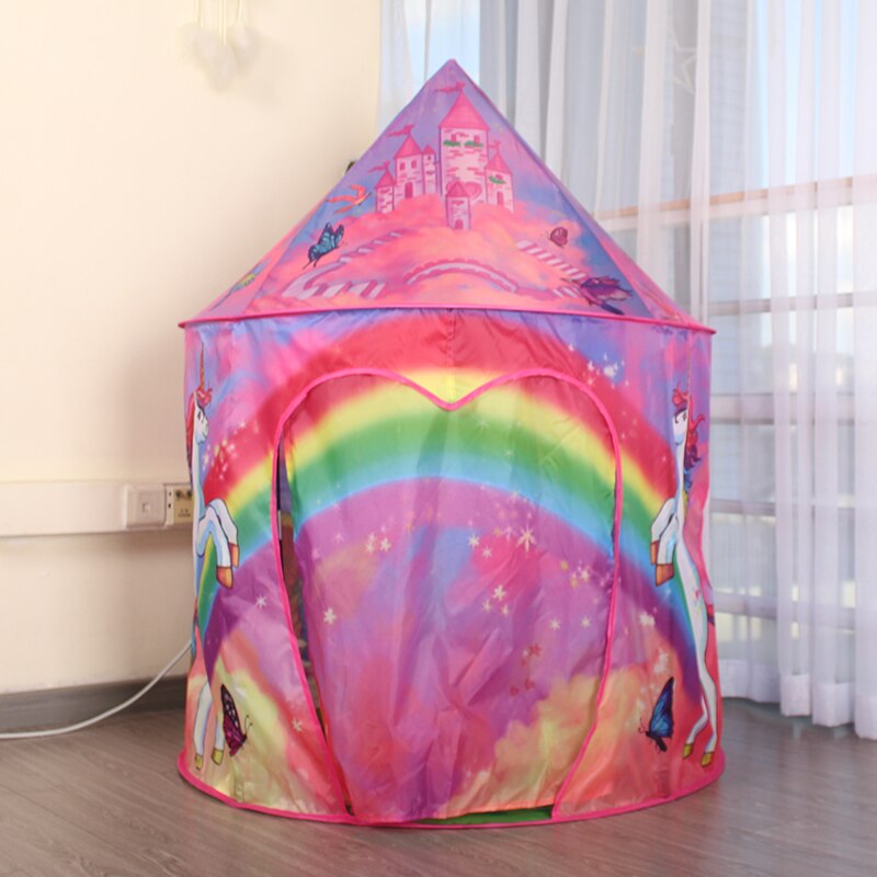 I bambini Giocano Tenda Ragazzo Ragazze Indoor Castello Portatile Pieghevole per Esterni Del Bambino Piscina di Palline Casa Teepee Tenda Per I Bambini Per Bambini tenda dei giocattoli