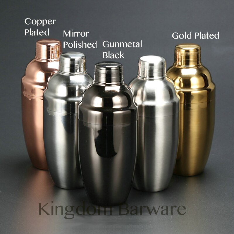 500ml Cocktail Shakers Cobbler Shaker 4 Different Surface Finishing
