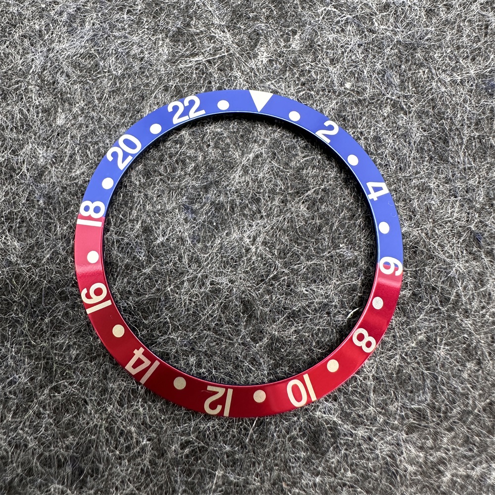 Accesorios para relojes Bisel de reloj de aluminio 30,7 mm-3,5 mm Insertos para relojes Piezas de repuesto para relojero: Oro