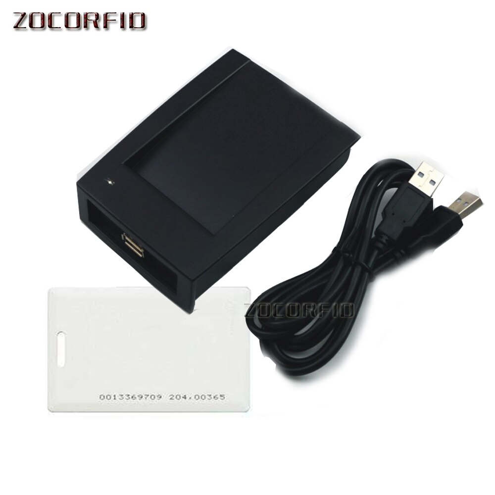 USB virtual RS232(COM) port TK/EM4100 125KHz RFID Reader /Proximity Sensor Smart Card Reader: Type A