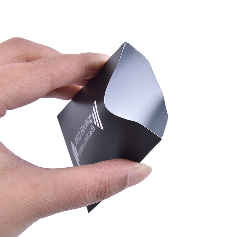 Anti-theft RFID Card Protector For Bank Card RFID Blocking Sleeve Wallet Lock Identity Anti-theft Protective Cover