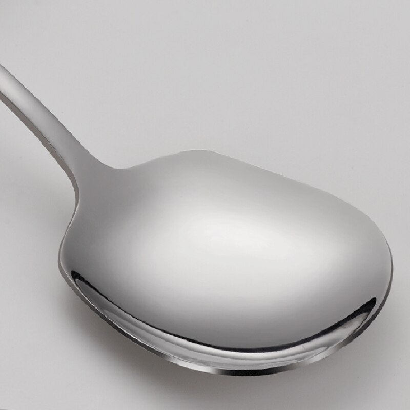 Stainless Steel Large Public Spoon Buffet Service Spoons Long Handle Soup Rice Tablespoon Restaurant Dinnerware Kitchen Utensils