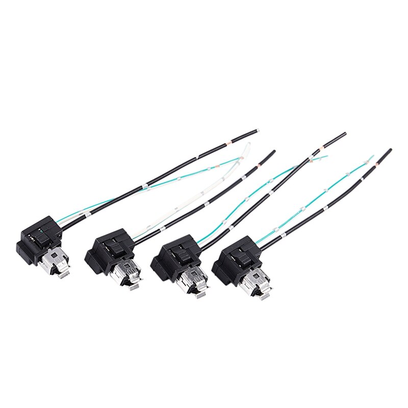 4 Stuks H1 Vrouwelijke Plug Extension Connector Licht Connector Voor Auto