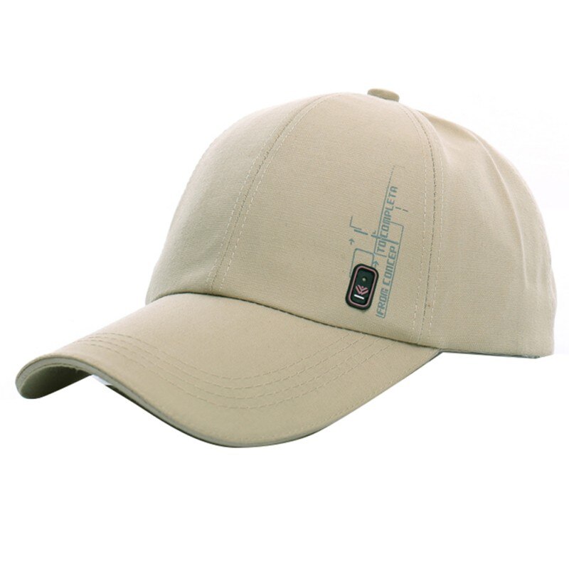 6 kleuren Verstelbare Outdoor Sport Zonnehoed Outdoor Mannen Golf Honkbal Hip-Hop Bowler Katoen Cap: Khaki