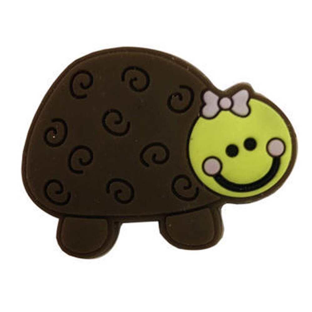 Lovely Cartoon Tennis Racket Vibration Dampener Tennis Racquet Anti-Shock Absorber Tennis Sports Auxiliary Tool: Tortoise