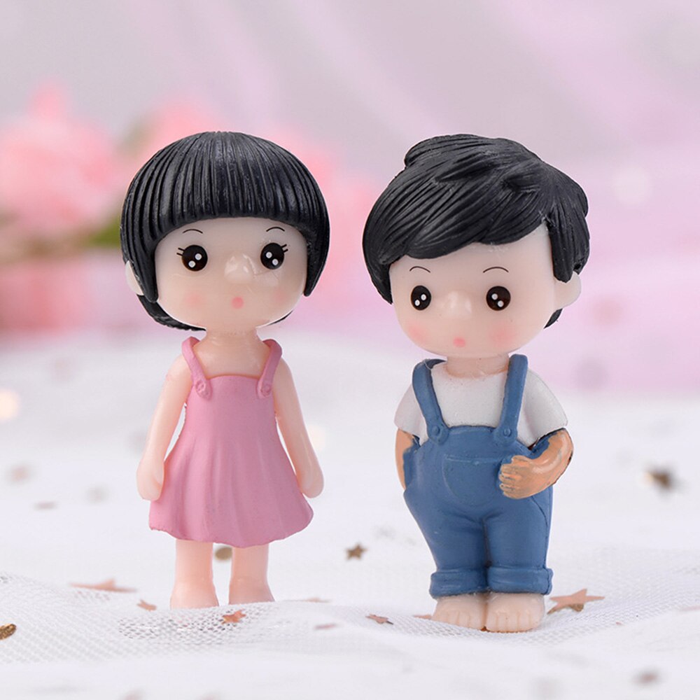 Figurines en forme de Terrarium de grand-père | Figurines mignonnes de Couple amoureux sur chaise, Figurines miniatures de grand-père, accessoires de jardin féerique: G1