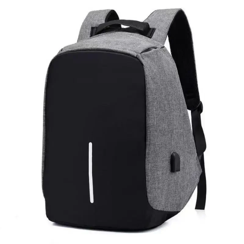 Mochila antirrobo para ordenador portátil de 15,6 pulgadas, Mochila impermeable para hombre, Mochila escolar de gran capacidad de: Gris