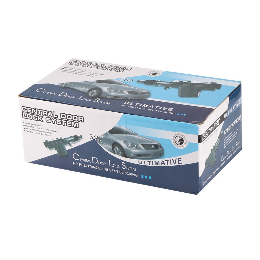Universele Auto Auto Radio Centrale Deurvergrendeling 4-deur Complete Set met Afstandsbediening