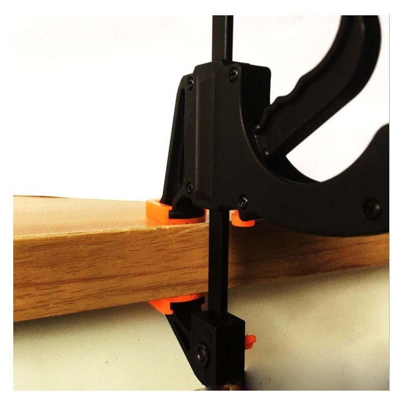 4" Inch F Woodworking Clamp Clamping Device Adjustable DIY Carpentry Gadgets quick Ratchet Release Speed hand tools