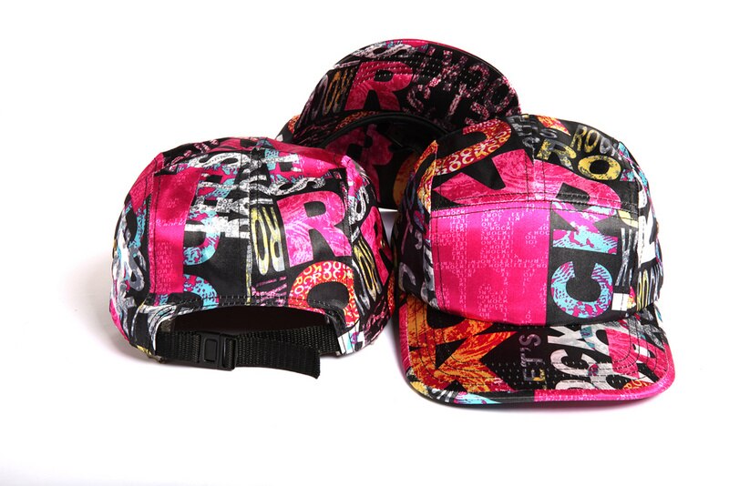 lässig Neue klassische blumen 5 Tafel Hütte strapback gorras knochen Baseball kappe für männer frauen hysterese fünf Tafel kappen