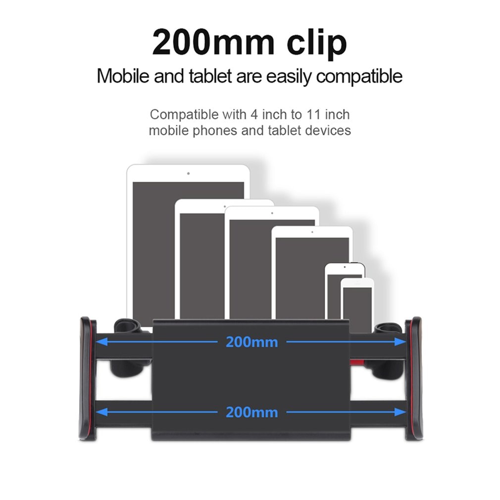Universal bil tablet holder bagsæde til ipad 2 3 4 mini air 1 2 3 4 pro bagsæde holder stativ tablet tilbehør i bil