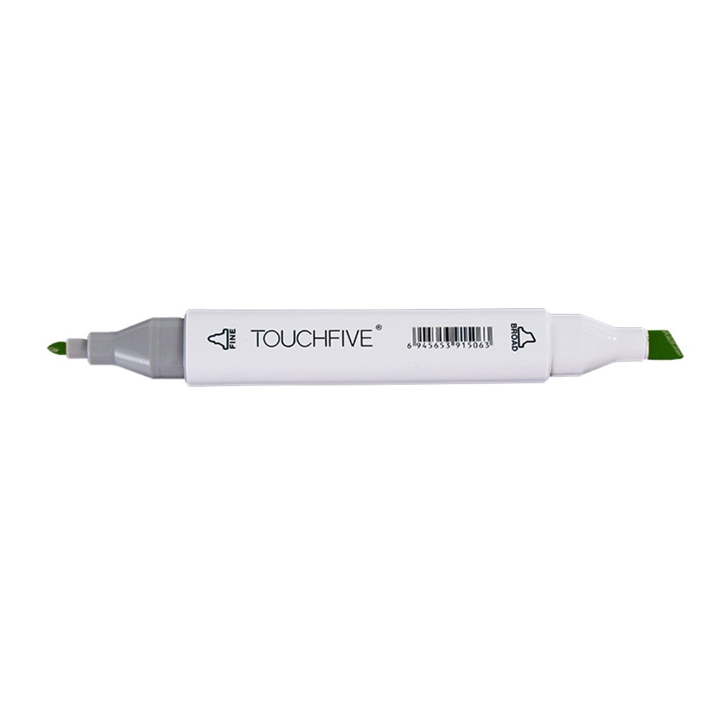 Arts Marker Pen Alcohol Based Graphic Art Twin Tip Markers for Student Artist: Deep Olive Green