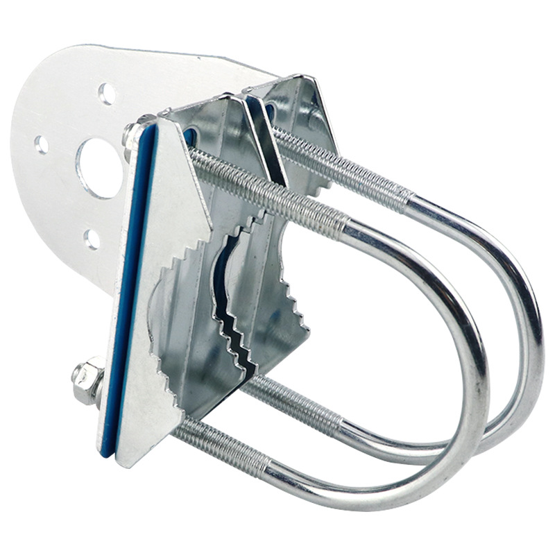 Antenne Pole Mount Beugel Met Dubbele U-Bouten Klem V Kaakbeugel Voor Buiten Huis Antenne Pole Houder