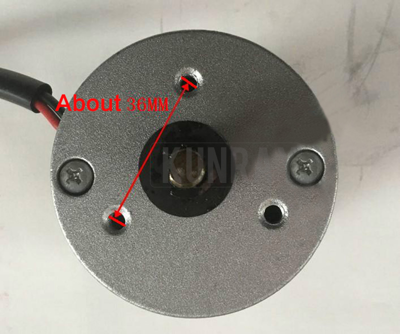 MY6812 24V DC 100W 120W Electric Skateboard Scooter Electric Bike High-Speed Brush Motor Belt-wheel Motor With 3M Belt 16T Teech