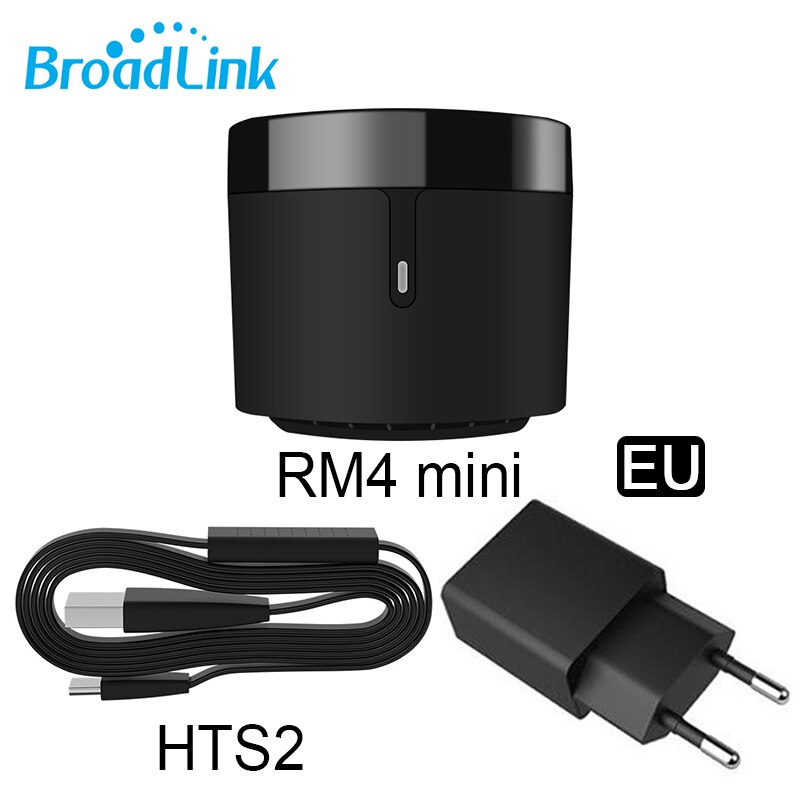 Broadlink RM4 Mini Smart Home Wifi Ir Afstandsbediening Intelligente Automatisering Modules Compatibel Met Alexa Google Thuis: EU RM4 mini HTS2