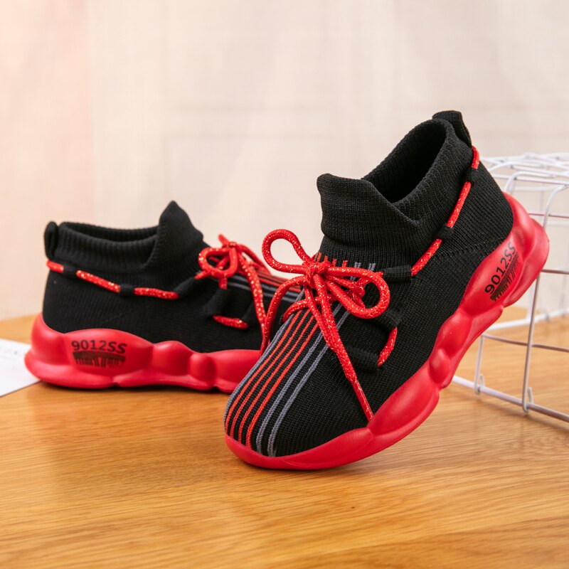 Håndlavede slip on drenge sko børn mesh sko drenge sneakers piger sneakers afslappet sport børn sko chaussure