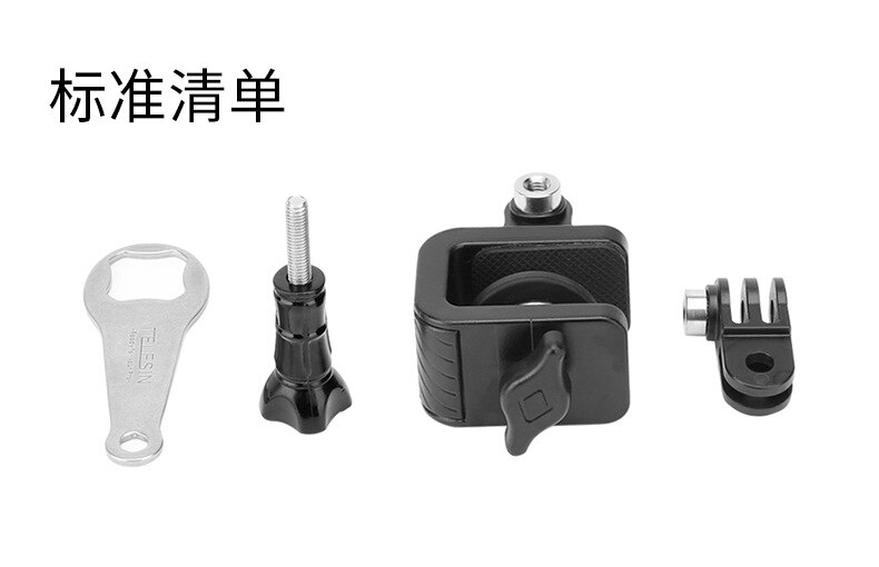 Motorrad Skateboard Lenker Drehen Klemme Halterung Halfter Ständer Clip Ständer Clip für GoPro Held Osmo Aktion Kamera Gop: Ursprünglich Titel