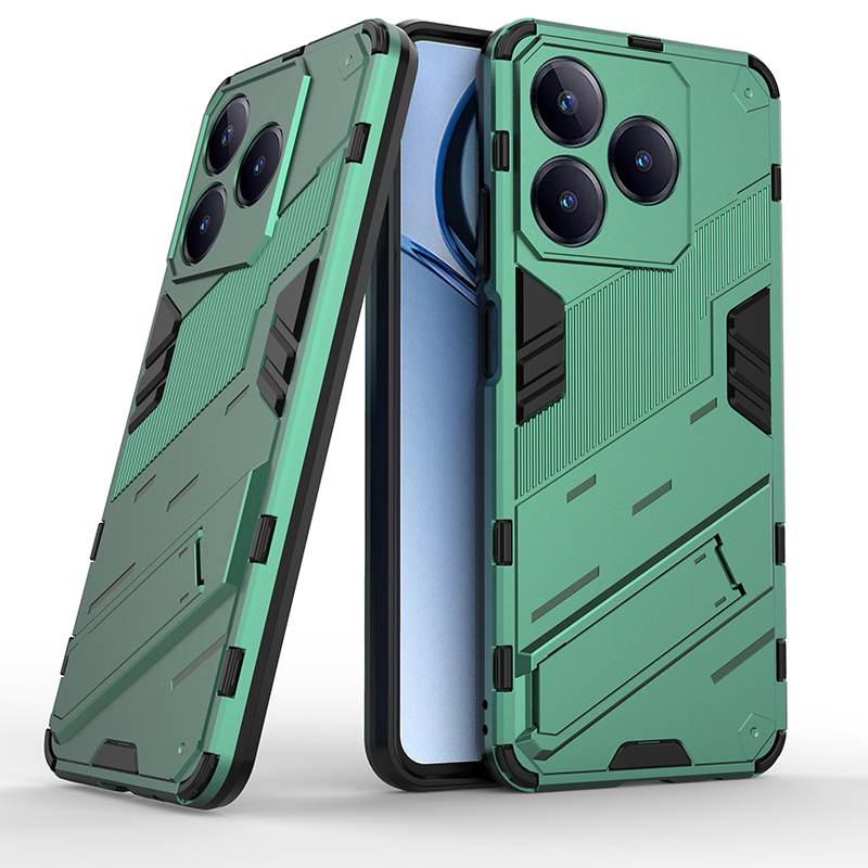Shockproof Case For Realme C51 C53 C55 C61 C63 C65 C67 Note 50 4G Bumper Armor Back Holder Phone Cover for OPPO A79 5G Fundas: ABS / SKY BLUE