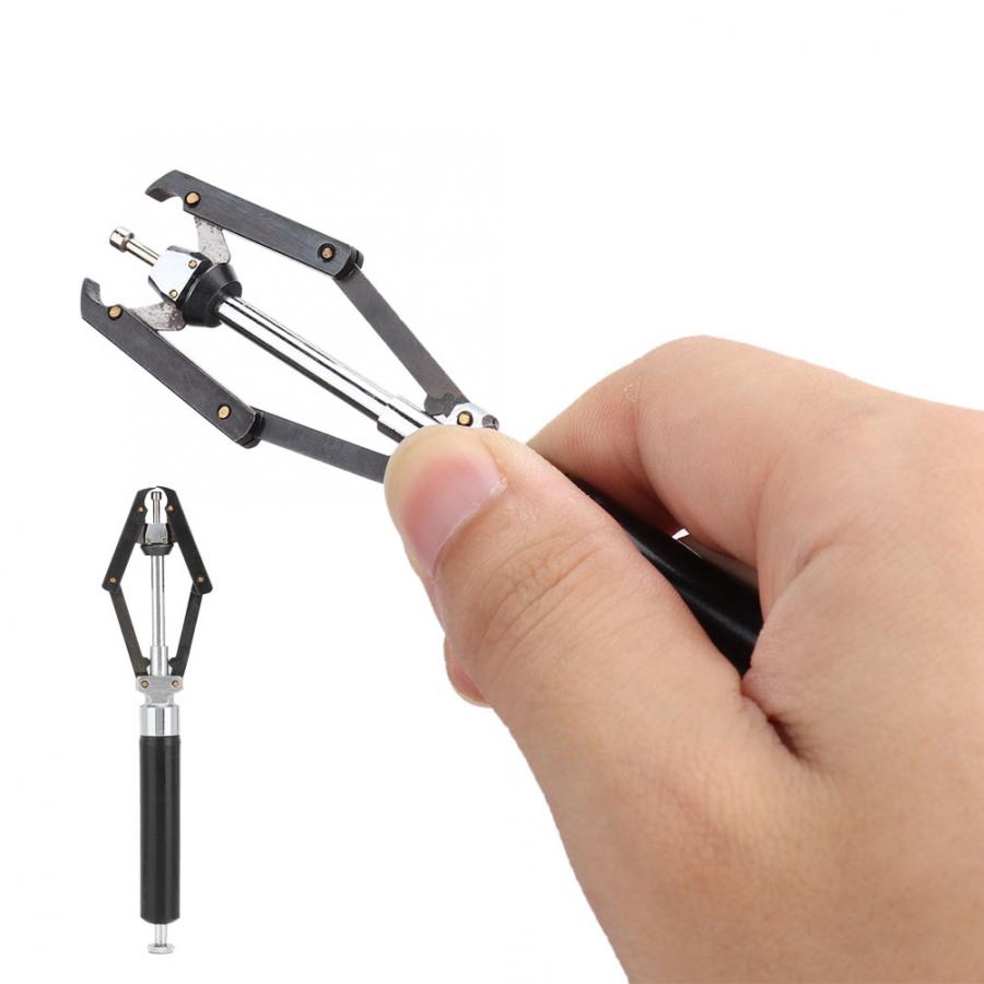 1Pc Watch Hand Remover Lifter Presto Plunger Puller Fitter with Handle Steel Watch Repair Tool Accessory for Watchmaker Black