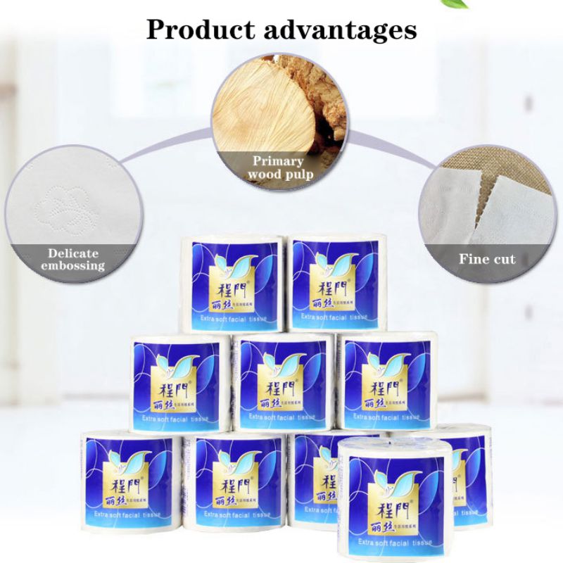 Affordable Household Roll Paper Toilet Towel Toilet Papers FCL Thickened Roll Paper 1 Roll 140g