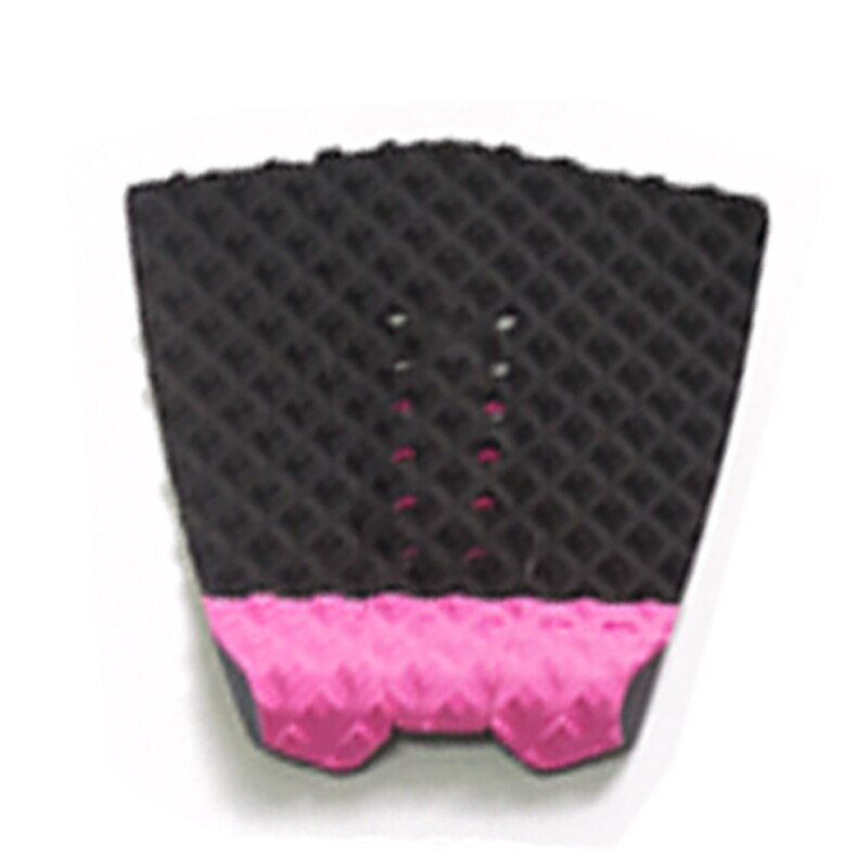 Best Surfboard Traction Pad 3M9786 Glue Surf Pad EVA Foam Deck Pad Tail Pad windsurf Skimboard: pink black
