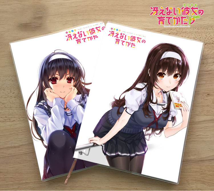 Anime saenai heroine keine sodate-kata notebook Student Memorial Tagebuch Geburtstag Notizblock: C