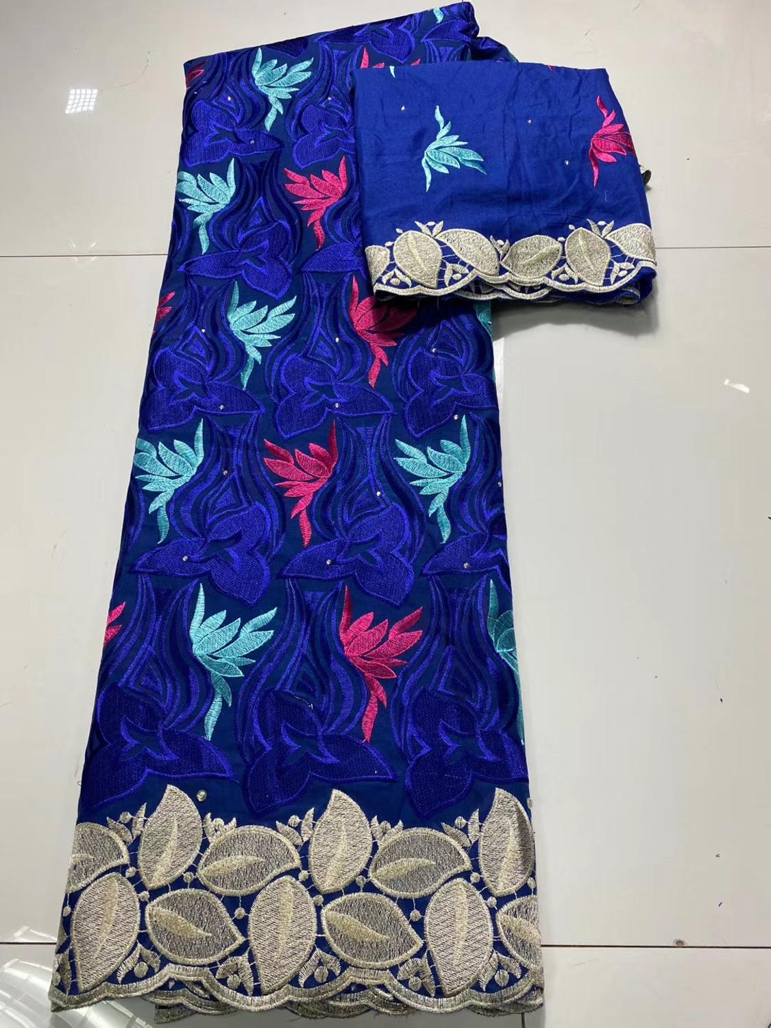 African Brocade Fabrics Swiss Voile Lace In Switzerland French Lace Fabrics Dubai Fabric Nigerian Gele Headtie 7Yards: 3