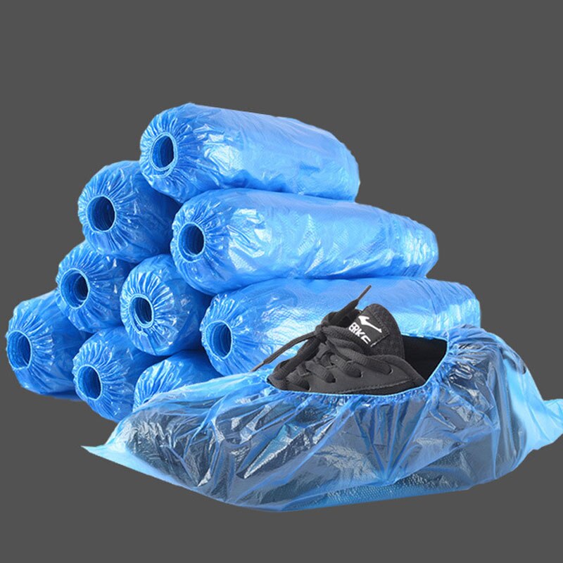 100Pcs Shoe Covers Disposable Hygienic Boot Cover for Household Indoor Carpet Floor Protection Machine Room Hospital