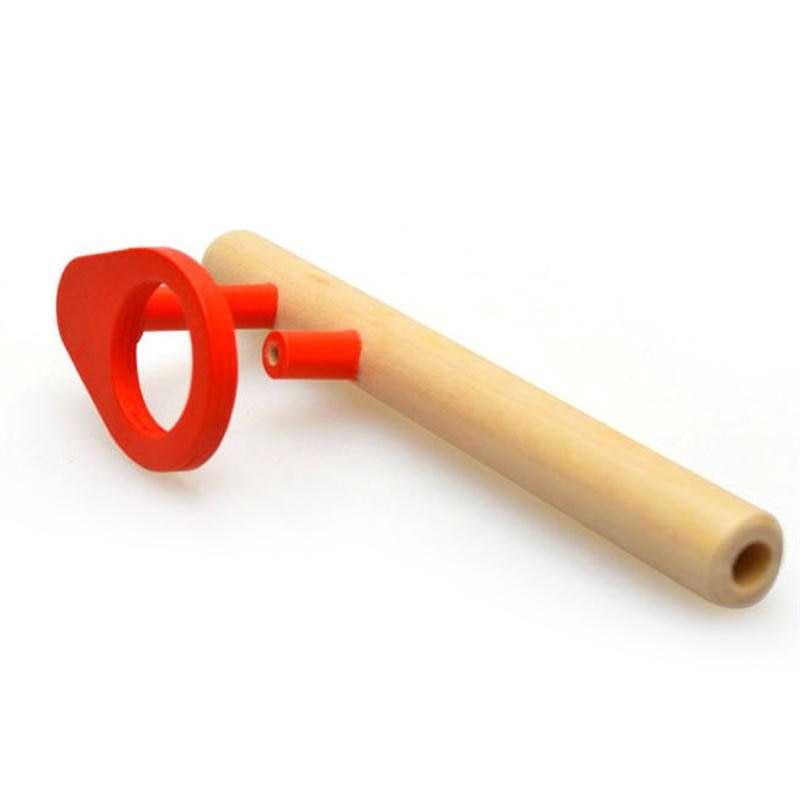 1pc Classic Wooden Games Floating Blow Pipe And Balls Balance Blowing Toys Fun Stress Reliever For Kids Children Toddler