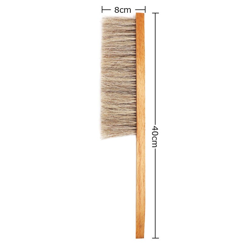 Cepillo de limpieza de colmena con mango de madera múltiple, herramientas de apicultura para barrer abejas, equipo de apicultor con cerdas de una sola fila
