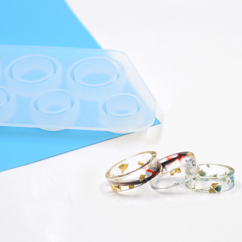 Finger Ring Silicone Mold Resin Mould For Jewelry Making DIY Tool Crafts Epoxy Resin Molds
