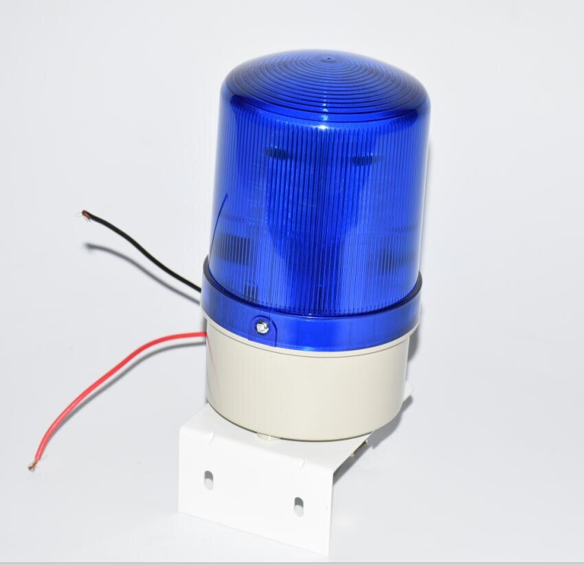 Blauw kleur Security Alarm Strobe Signaal Waarschuwing LED Lamp Knipperlicht sirene met beugel