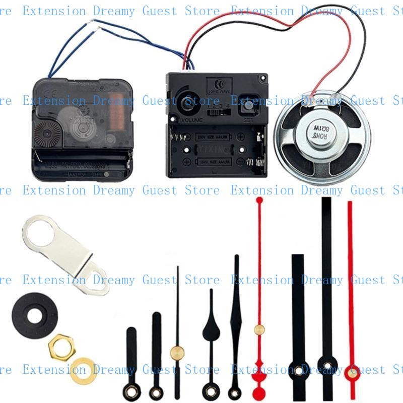 652F Quartzs Clock Movement Set Battery Operated Replacement Part for Wall Clocks Crafting Projects Repair Part J0063+026+005