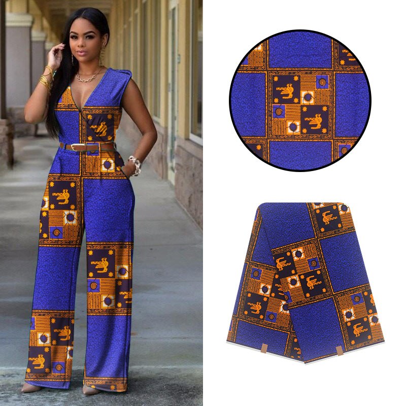 Originele Echte Wax 100% Katoen Wax Afrikaanse Stof Wax Ankara Drukken Stof 6Yards Van Ankara stof