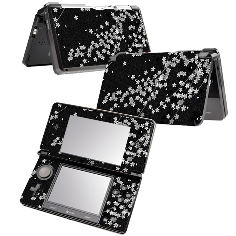 Flower For Nin tend 3DS console sticker For Nintend 3ds Skin Sticker 3ds Game Console Vinyl Sticker for 3ds protect skin: TN-3DS-0103